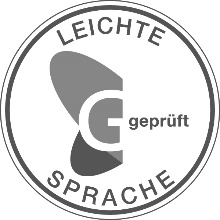 Logo: Leichte Sprache - geprüft